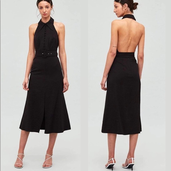 C/MEO Collective Dresses & Skirts - C/MEO Backless Lie Awake Belted Midi Dress NWOT